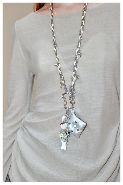 Handmade Punk Long Sweater Chain Necklace