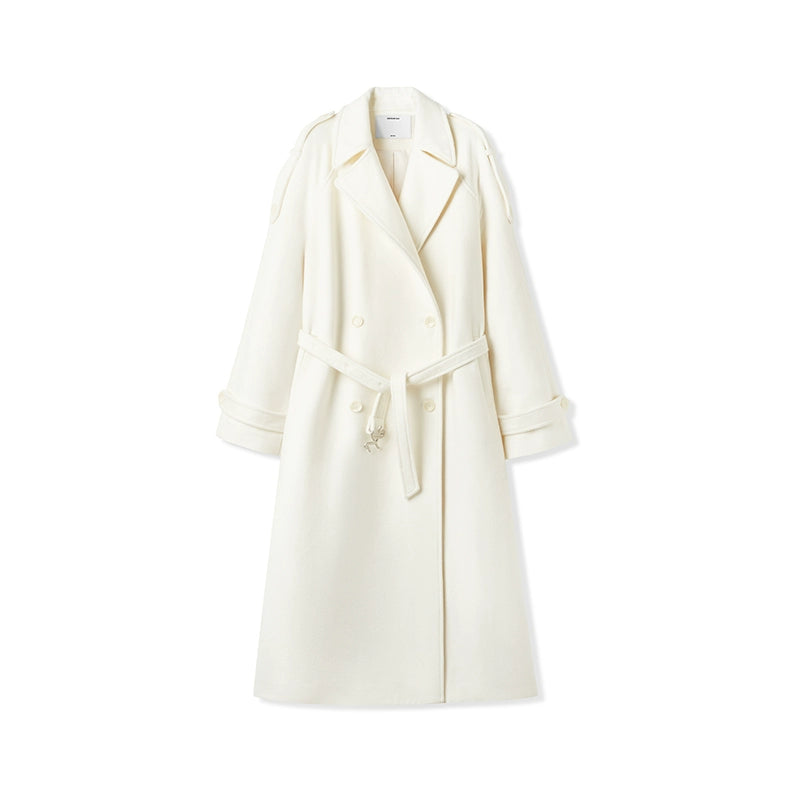 Arctic Muse Wool-Blend Coat