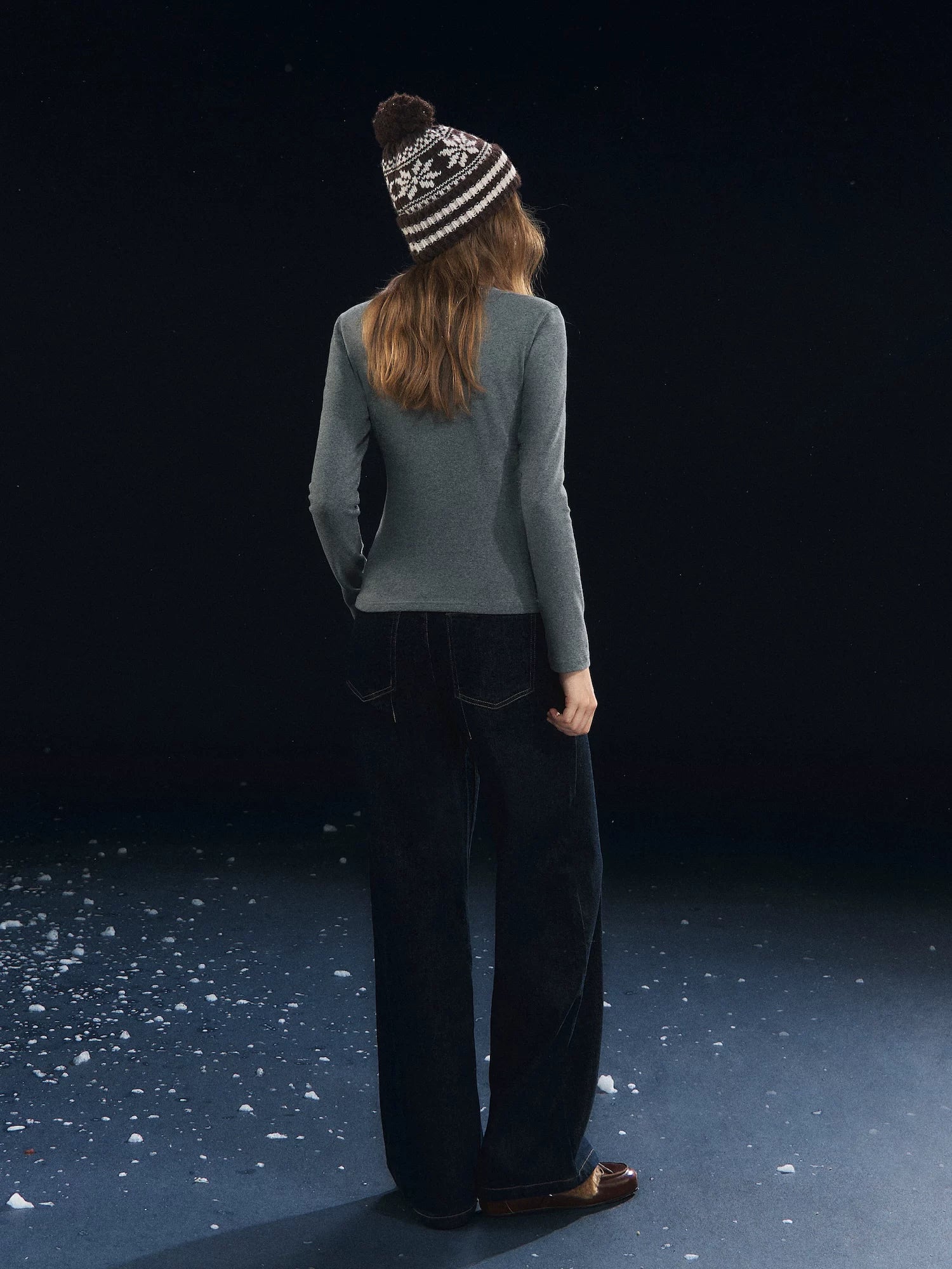 Carousel Print Plush-Feel Top