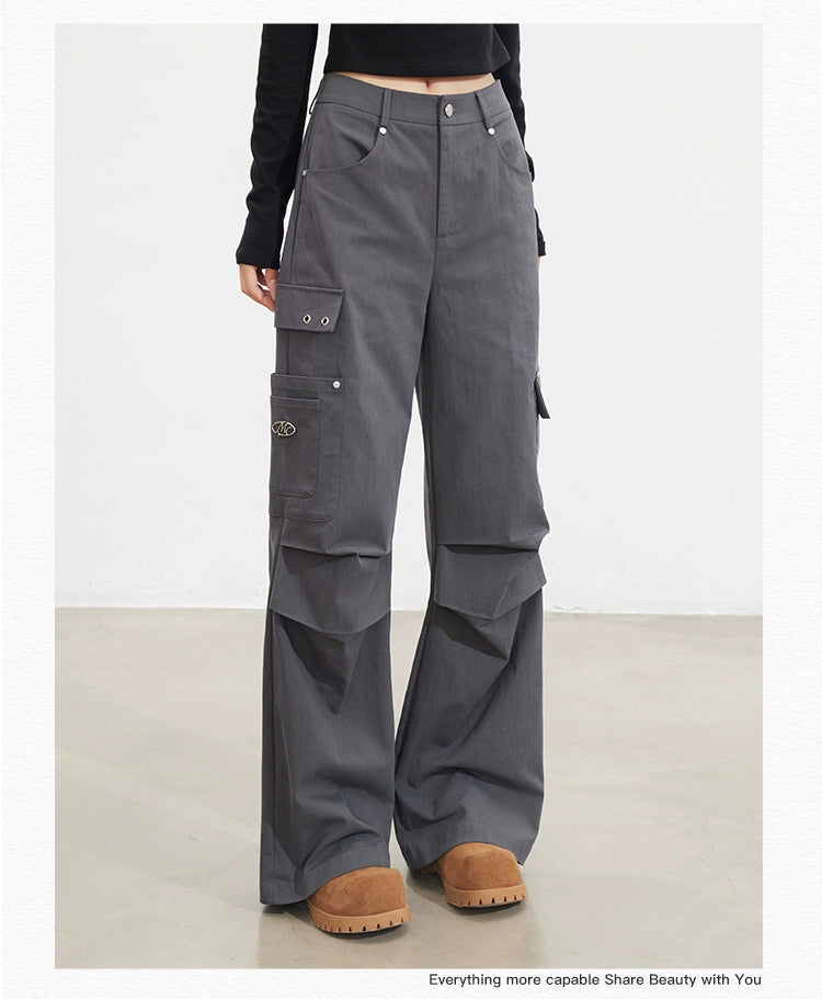 Ruched Cargo Pants - CHINASQUAD