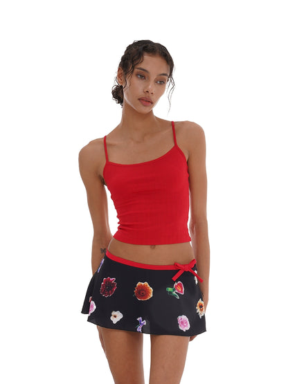 Kiki Printed Mini skirt