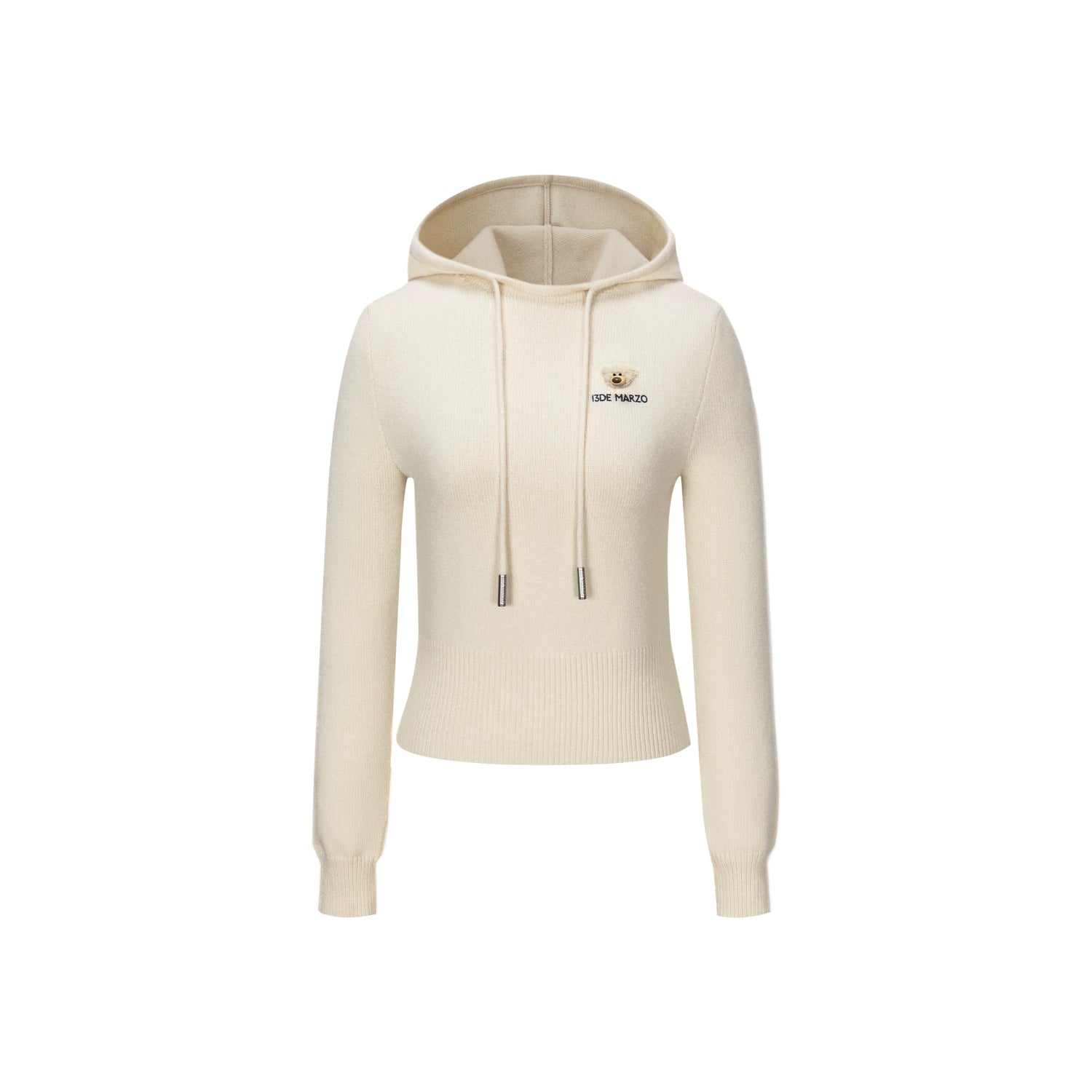 Fitted Cropped Knit Sweater