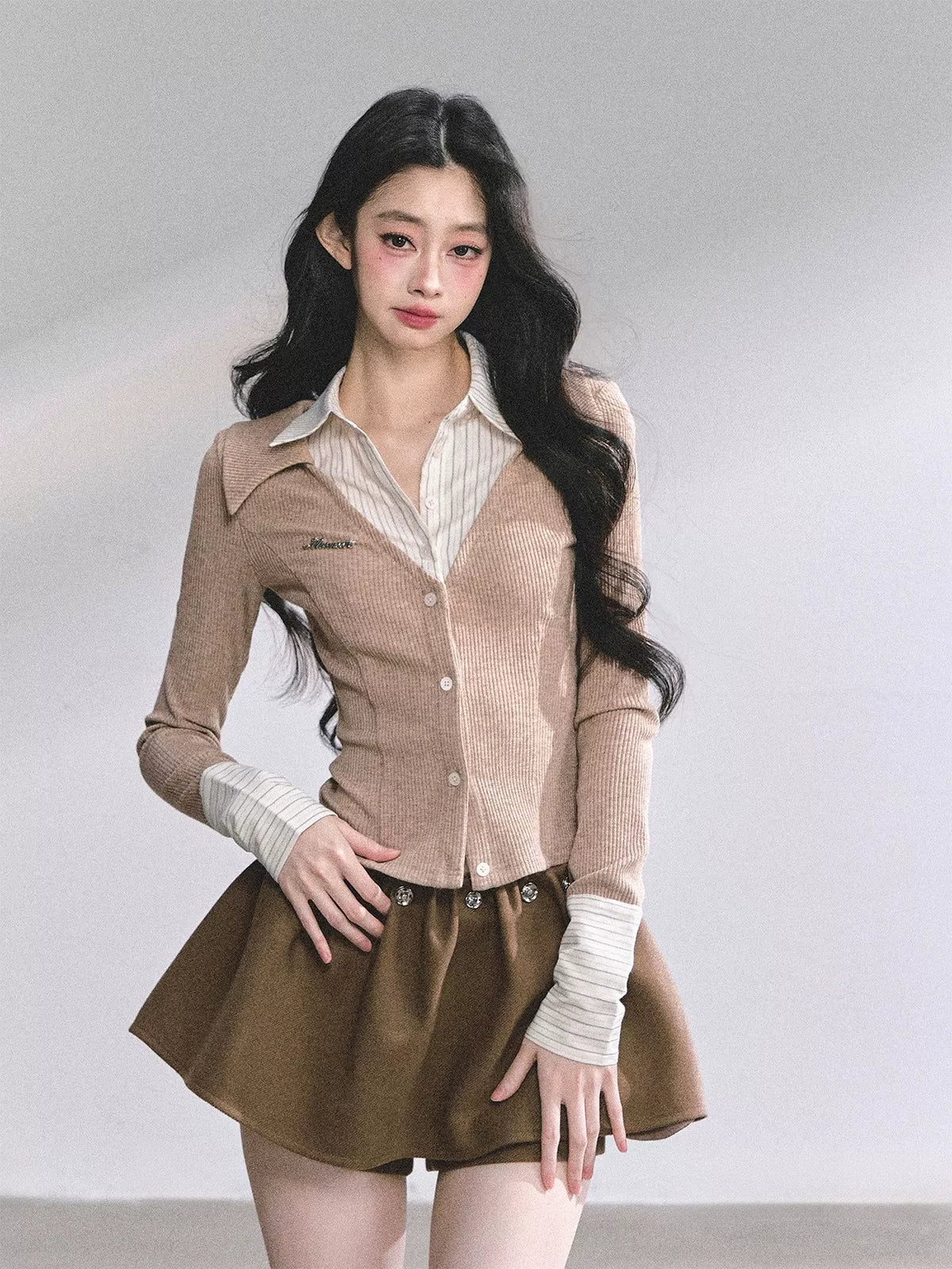 Two-Piece Jacket &amp; Mini Skirt Set