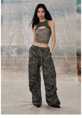 Loose Wide-leg Paratrooper Pants - CHINASQUAD