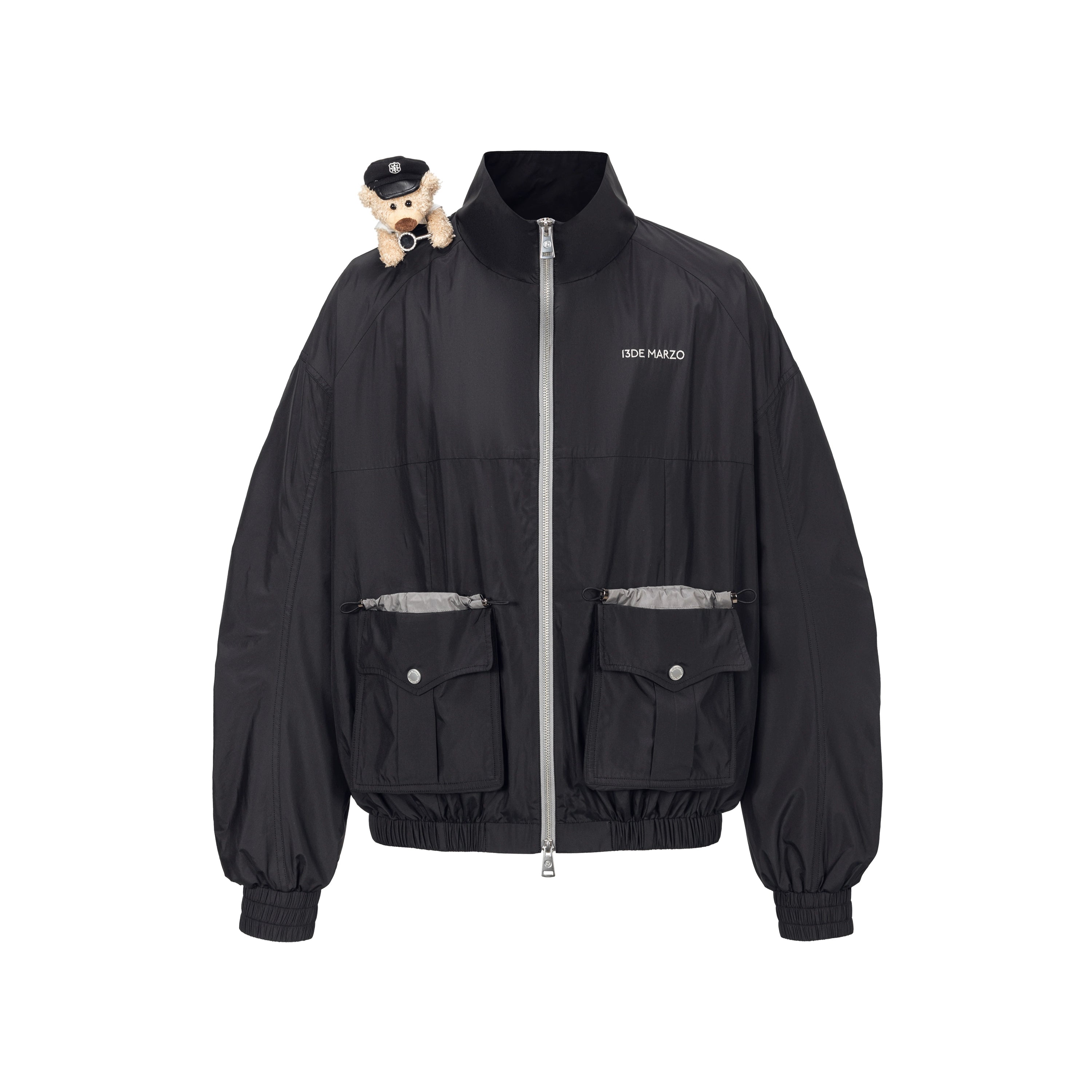 Bear Sheriff Retro Collar Track Jacket