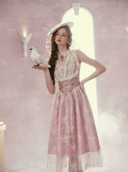Rose Ode Rococo Couture Dress