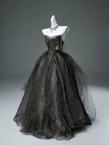 Arachnid Noir Couture Gown