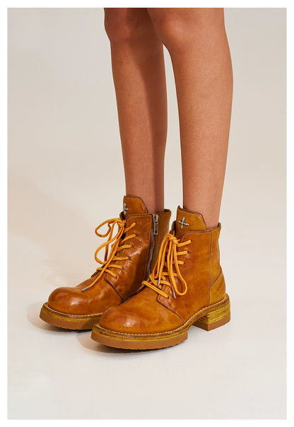 RAGE Origin Goodyear Horsehide Moto Boots
