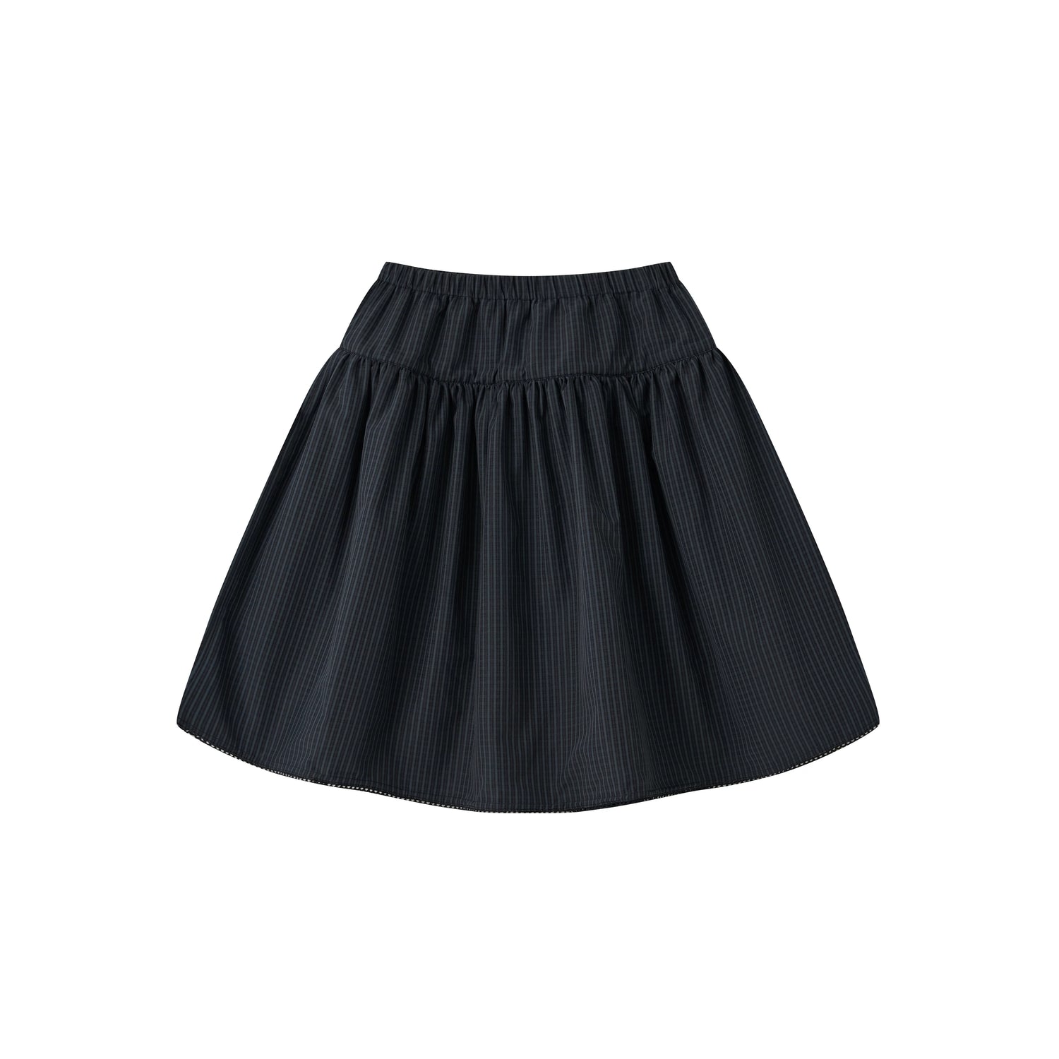 Vintage Floral Waist-Cinching Two-Piece Skirt Set