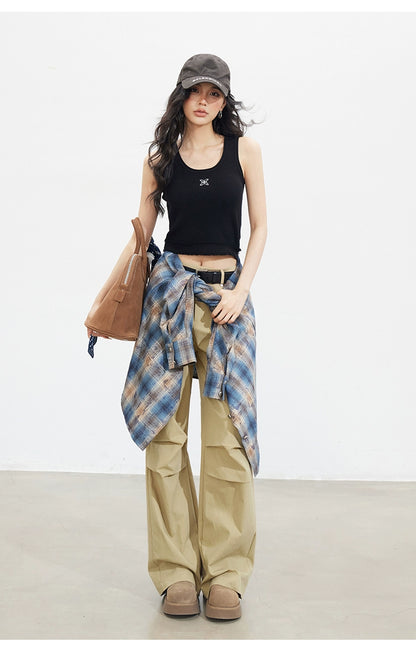 Vintage Plaid Oversized Shirt