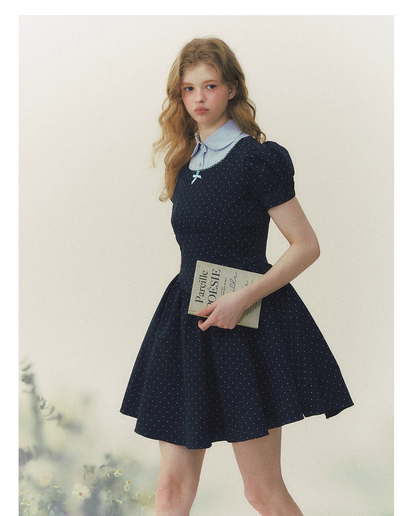 Polka Heiress Puff Dress