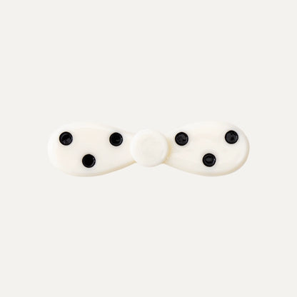 Polka Dot Bow Hairclip - CHINASQUAD