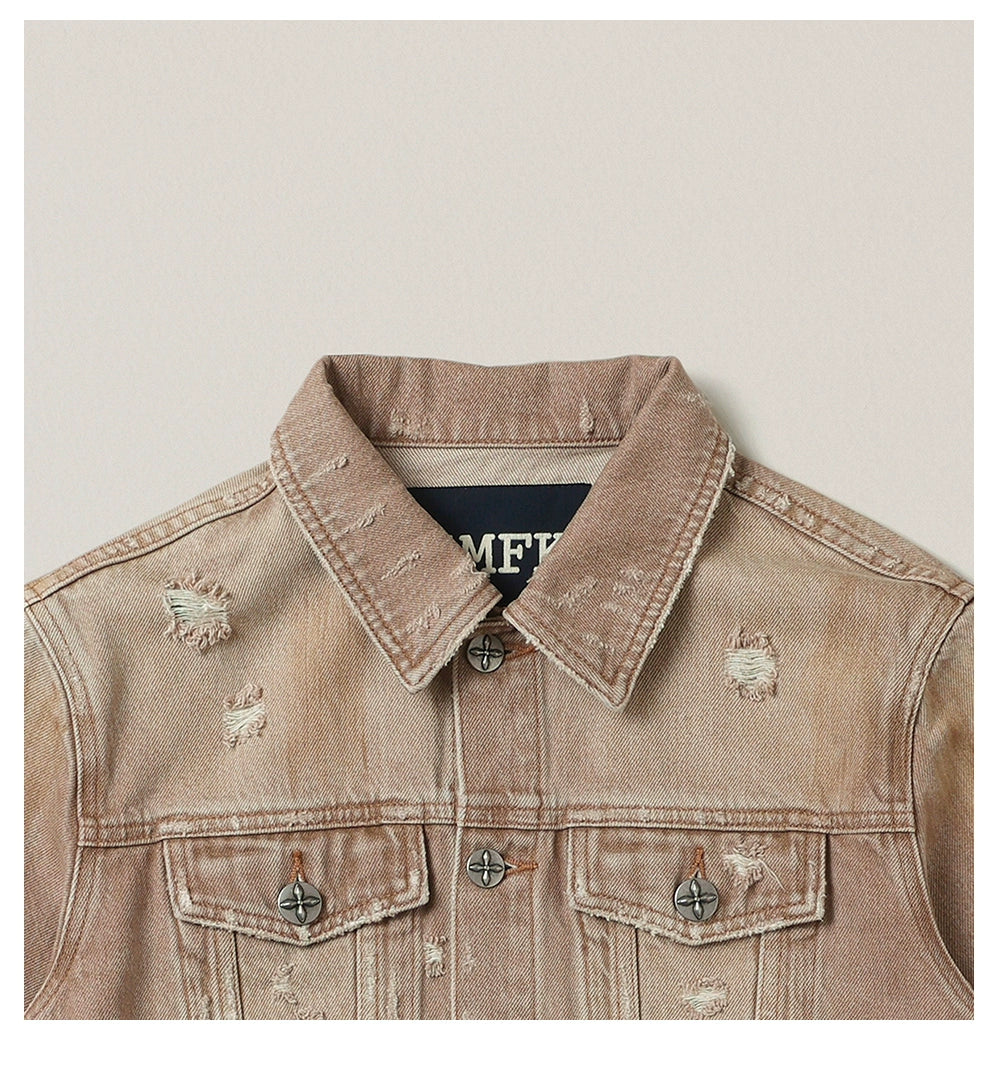 RAGE Origin Cropped Denim Jacket