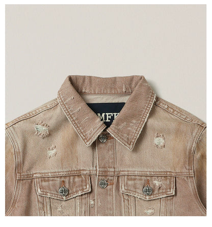 RAGE Origin Cropped Denim Jacket