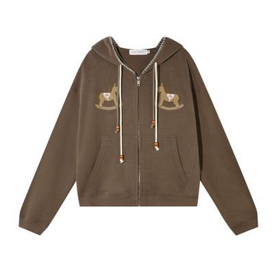 Brown Hoodie / S