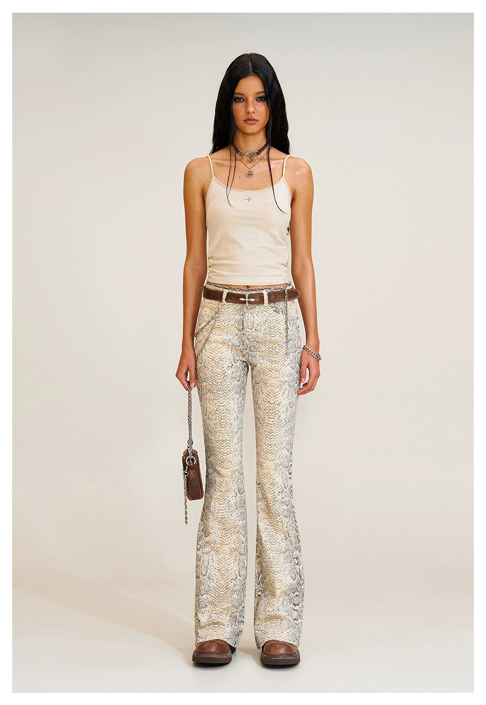 COMPASS Classic Storm Denim Flare Pants