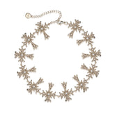 Baroque Wind Flashes Cross Choker - CHINASQUAD