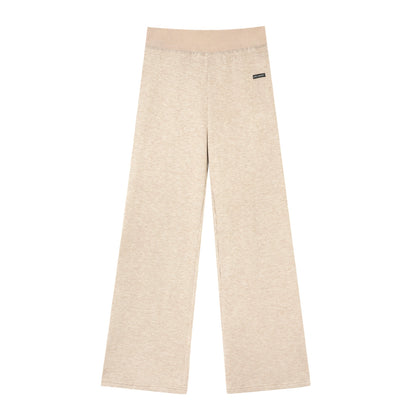 Waffle Knit V-Neck Pullover &amp; Tank Top &amp; Wide-Leg Pants Set