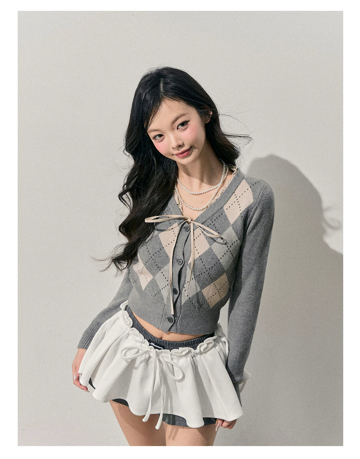 American-Style Puff A-Line Mini Skirt