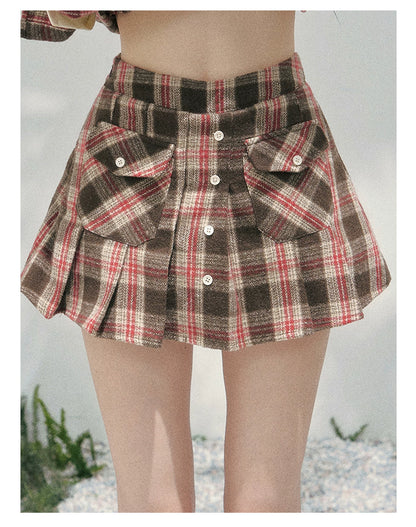 Coffeehouse Vintage Plaid Set