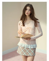 Lace Trim Tencel Wool Blouse - CHINASQUAD