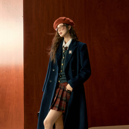 Tibetan Blue Wool Coat - CHINASQUAD