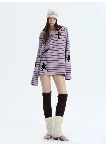 Retro Jacquard Knit Beanie