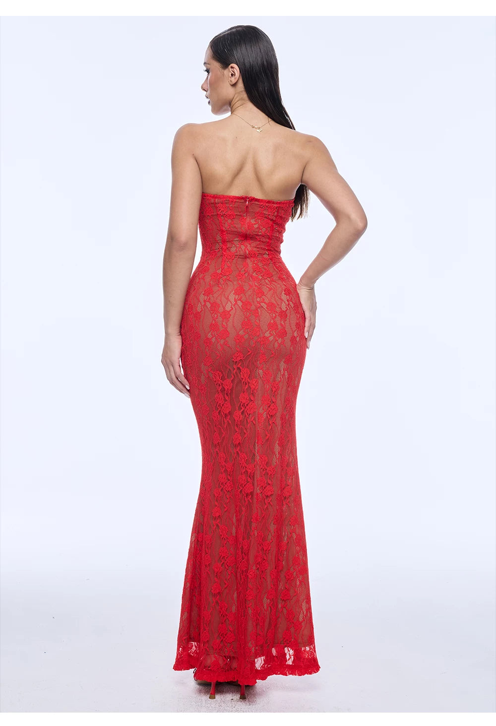 Lace Mermaid Maxi Dress
