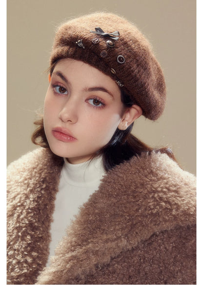 (Final Sale) Wool Knit Beret - CHINASQUAD