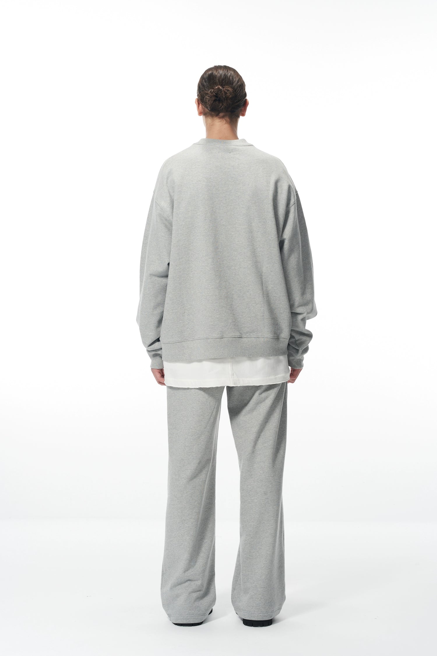 Essential Logo Sweatshirt &amp; Hoodie &amp; Sweatpants Set