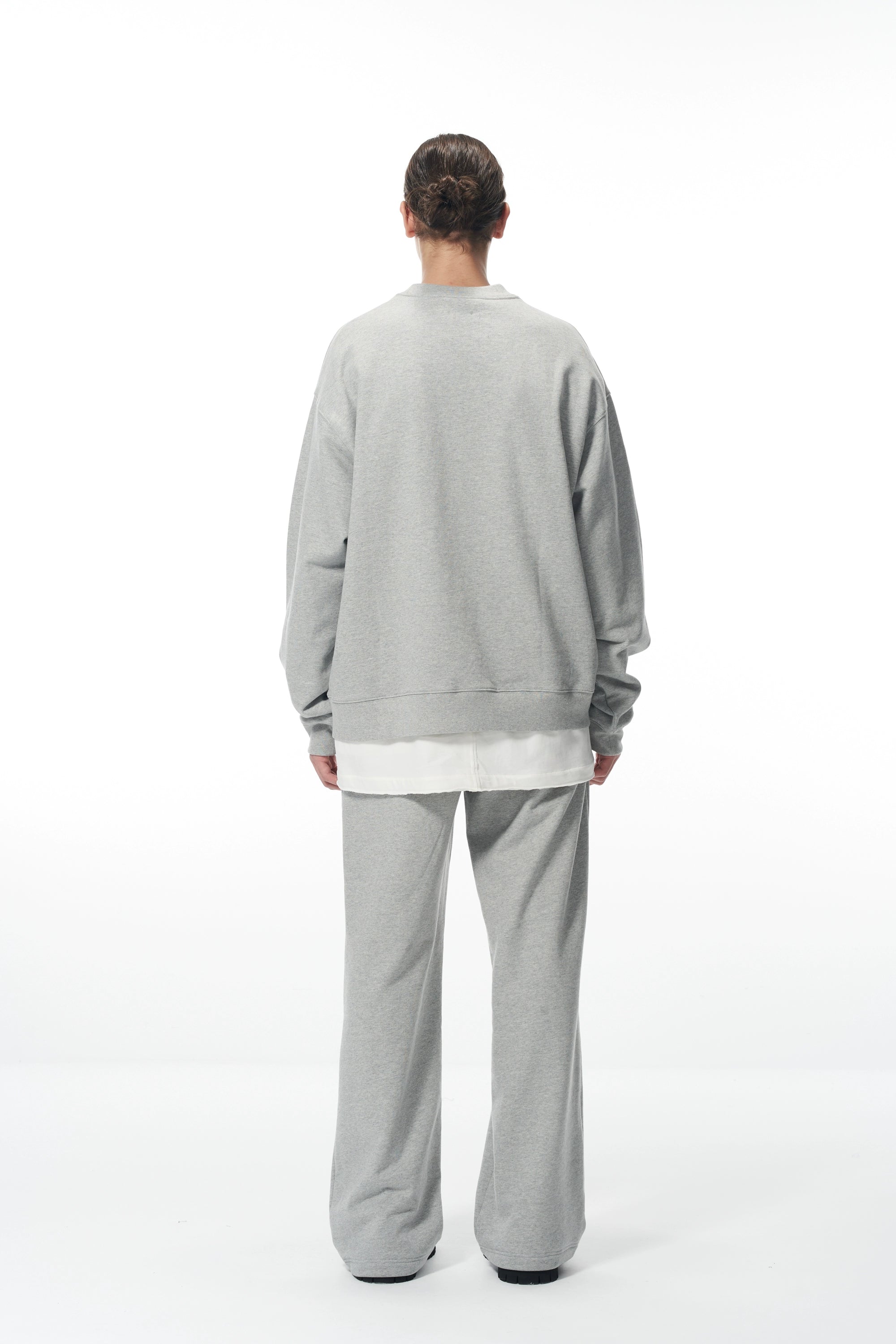 Essential Logo Sweatshirt &amp; Hoodie &amp; Sweatpants Set
