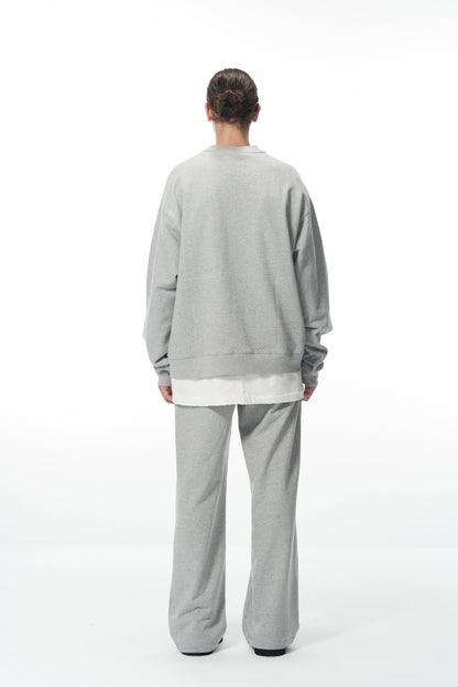 Essential Logo Sweatshirt &amp; Hoodie &amp; Sweatpants Set