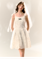 White Lace Dress - CHINASQUAD