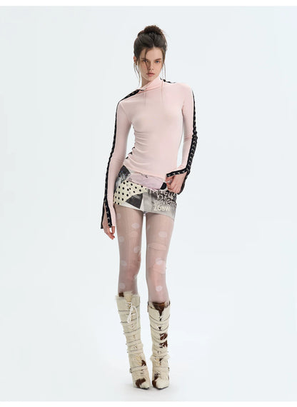 Brushed Mock-Neck Reversible Base Layer Turtleneck