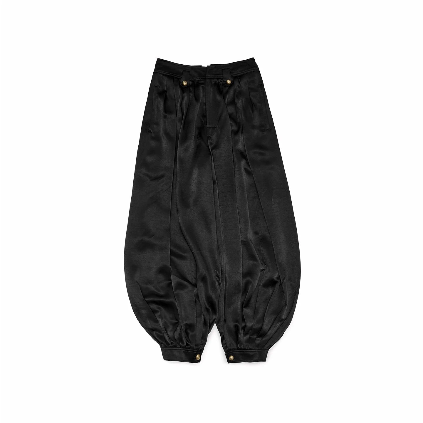 Relaxed Satin Balloon Trousers