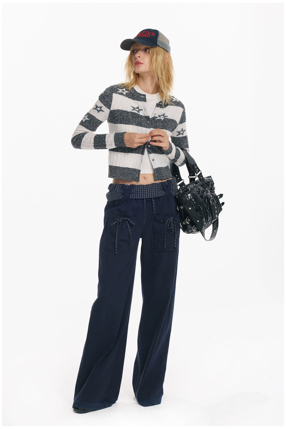 Star Pattern Wool Knit Sweater