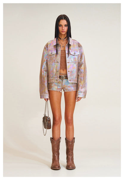 RAGE Wild Continent Handcrafted Denim Jacket