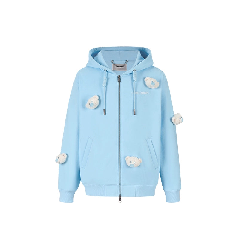 Teddy Cloud Zip Hoodie