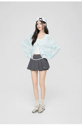 Lace-Paneled Skirt - CHINASQUAD