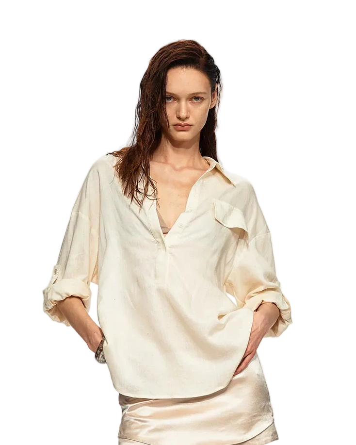 Tencel Linen Textured Shirt