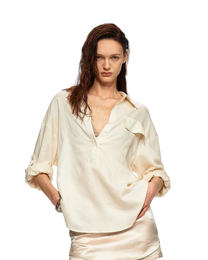 Tencel Linen Textured Shirt