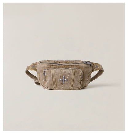 Wild Denim Crossbody Waist Bag