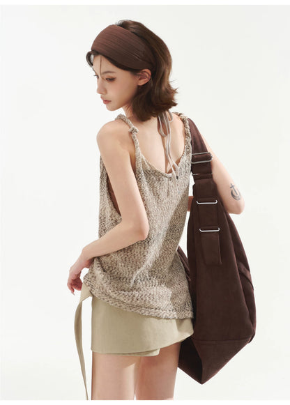 Halter Cami &amp; Textured Sheer Cover-Up Set