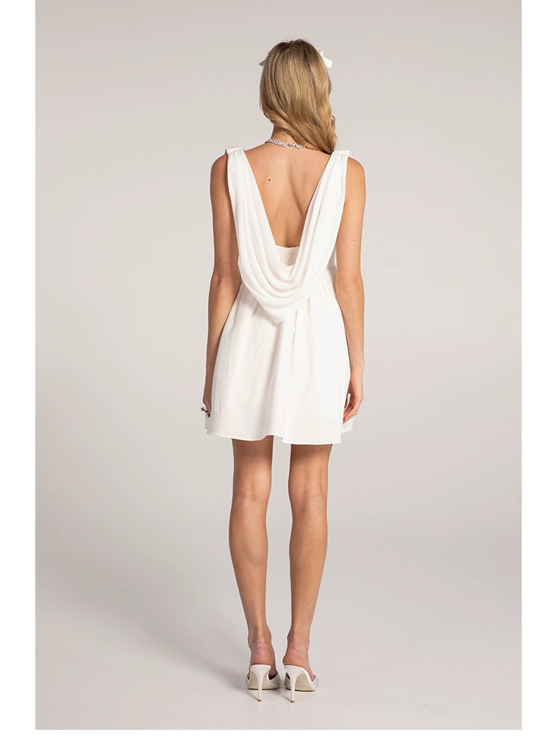 Sleeveless High-Waisted Dress - CHINASQUAD