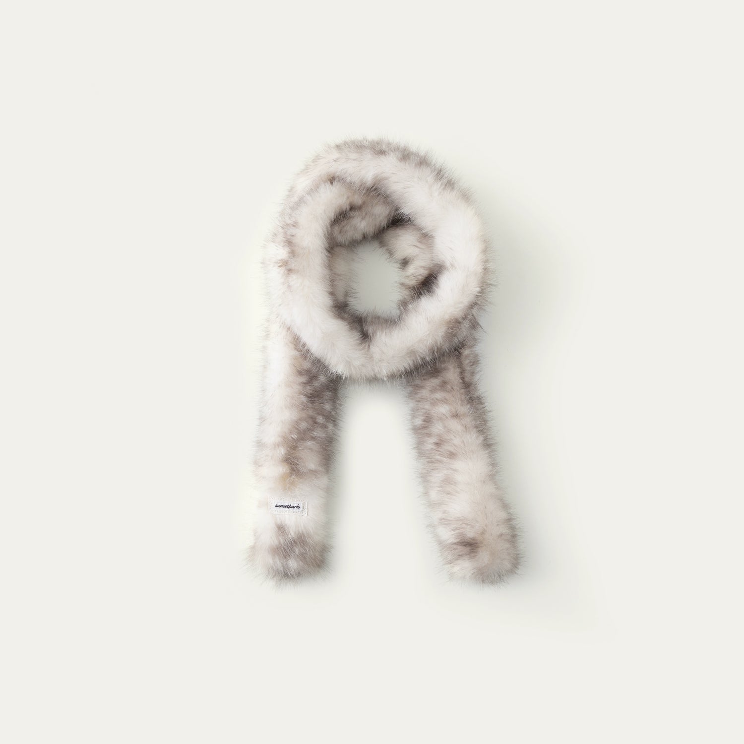 Fuzzy Bambi-Inspired Faux Fur Scarf