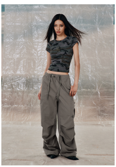 Loose Wide-leg Paratrooper Pants - CHINASQUAD