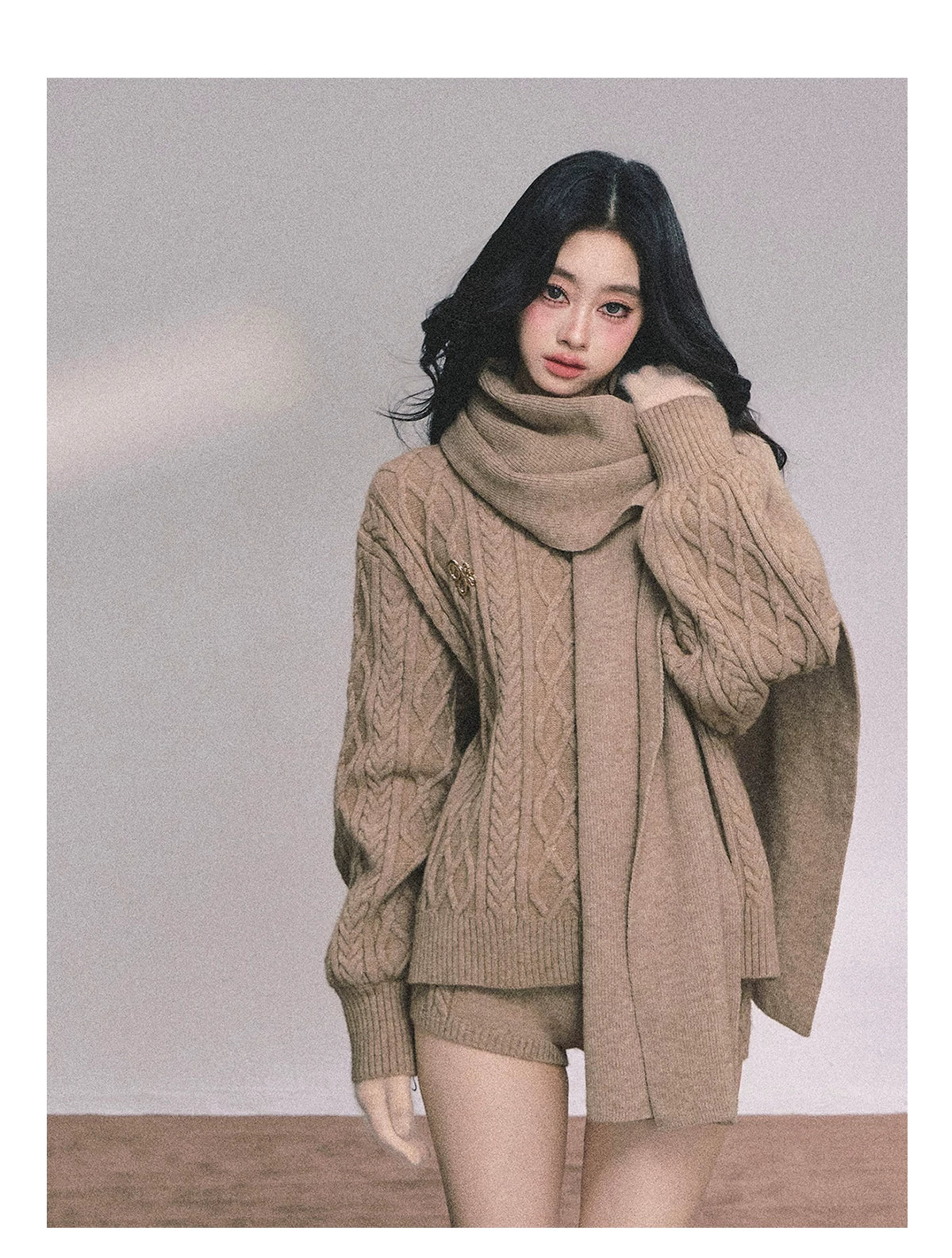 Zurich Student American Knit Three-Piece Set
