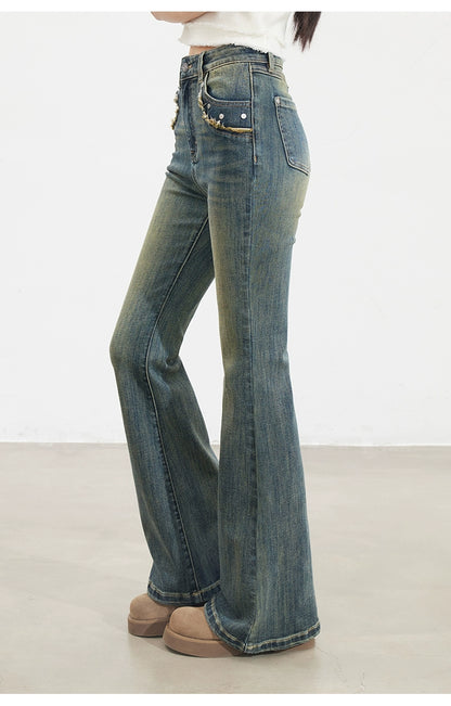 Maillard Flared Jeans - CHINASQUAD