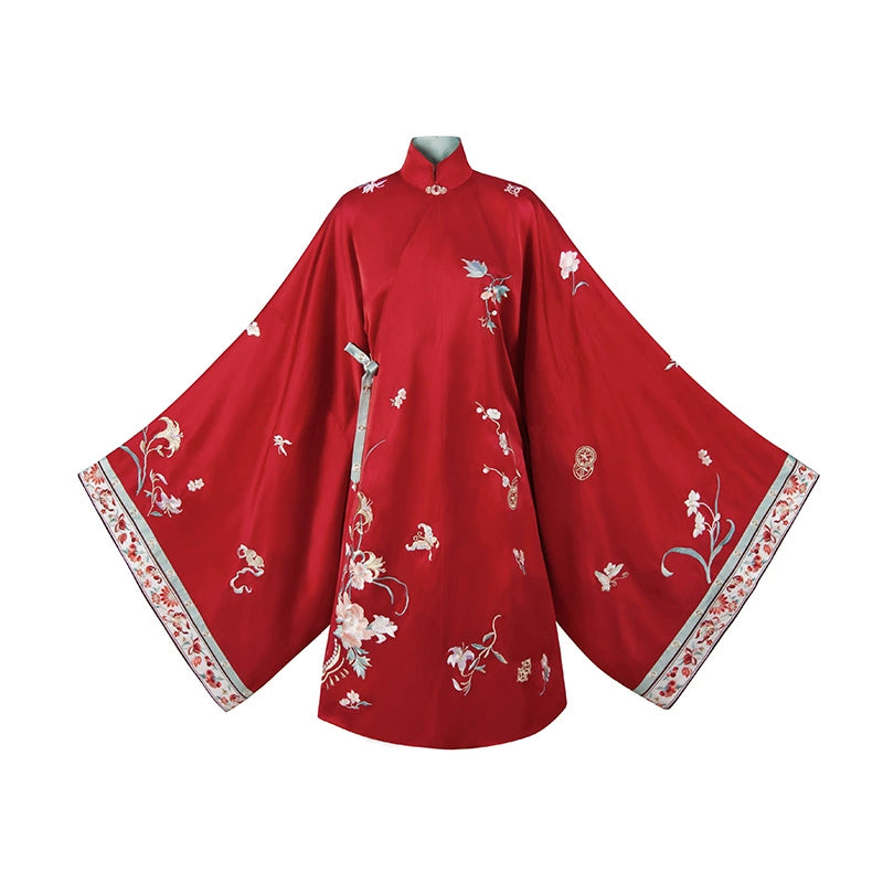 &quot;繁花有期&quot; Embroidered Ming-Style Hanfu Wedding Set