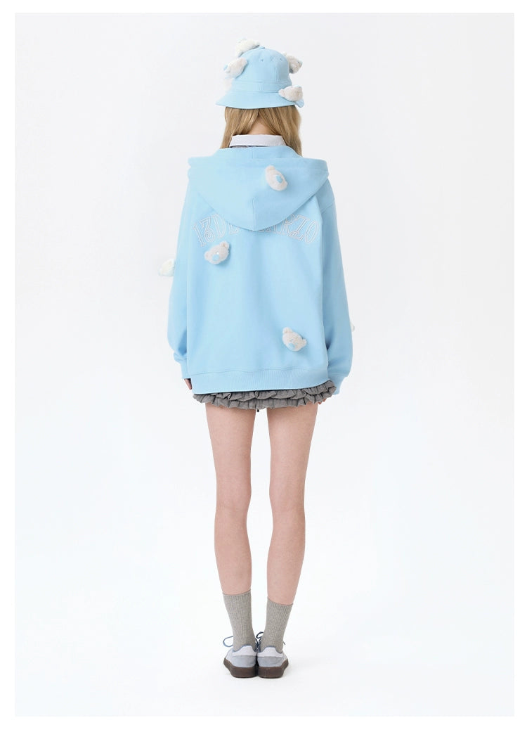 Teddy Cloud Zip Hoodie
